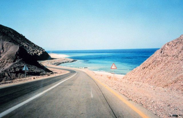 The coast road on the eastern Sinai Peninsula Picture