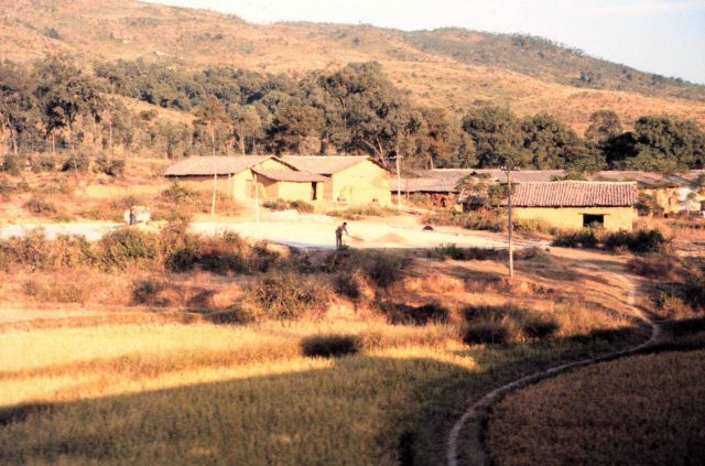 South China countryside - a view from the train. Picture