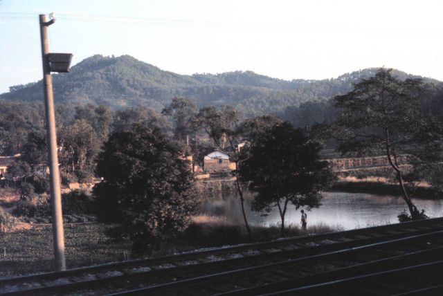 South China countryside - a view from the train. Picture