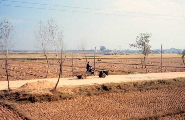 South China countryside - a view from the train. Picture