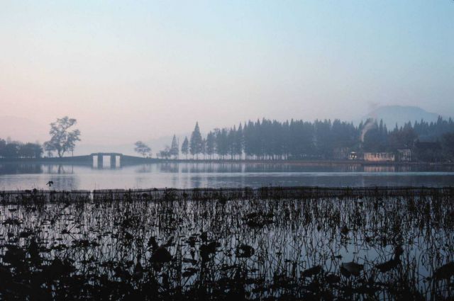 South China countryside - a view from the train. Picture
