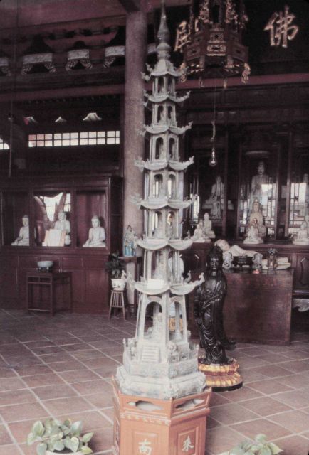 Possibly a store selling Buddhist religious materials. Picture