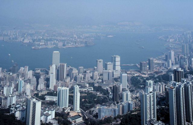 Part of Hong Kong skyline. Picture