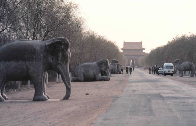 Ming Tombs at Beijing. Picture