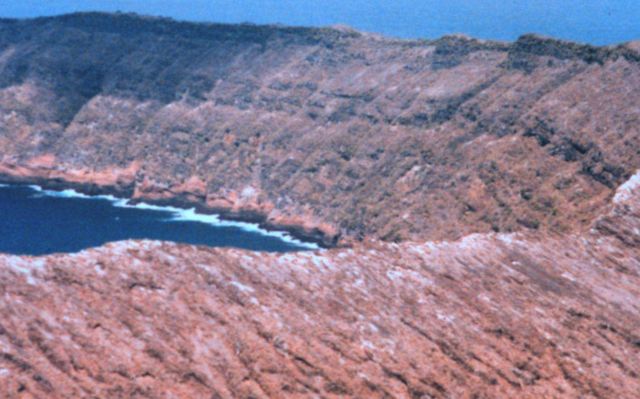 Half rim of volcanic crater Picture