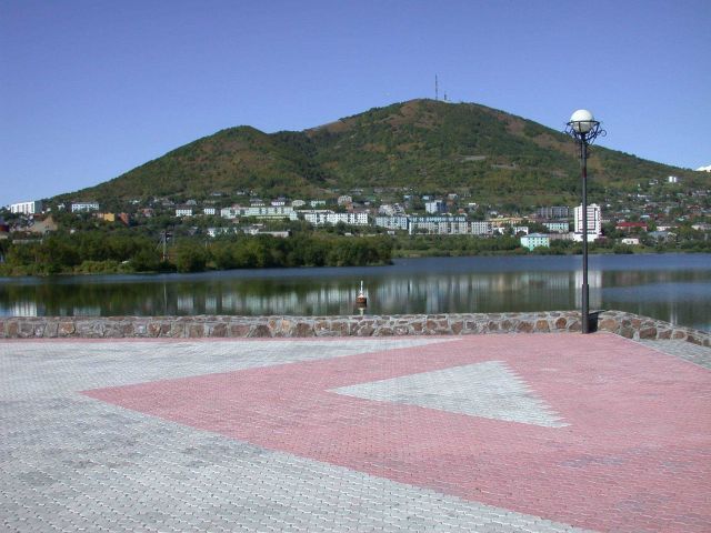 A park scene in Vladivostok. Picture
