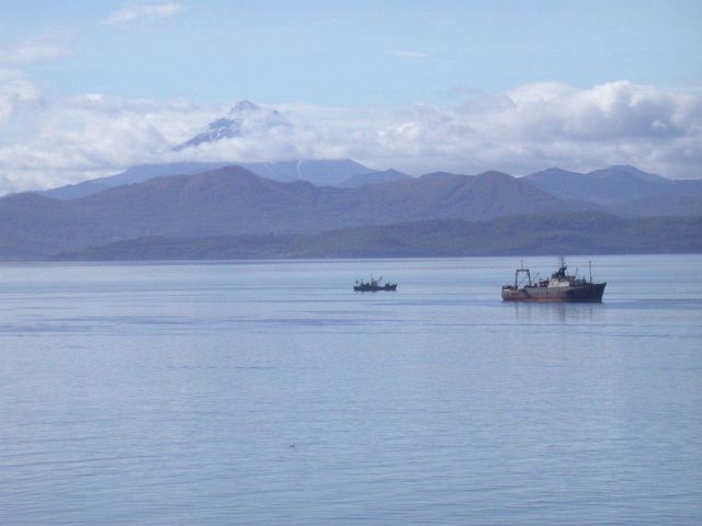 A harbor scene at Vladivostok. Picture