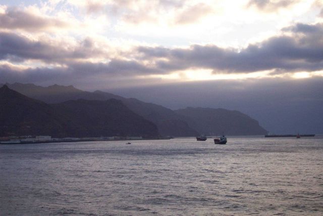The roadstead at Tenerife. Picture