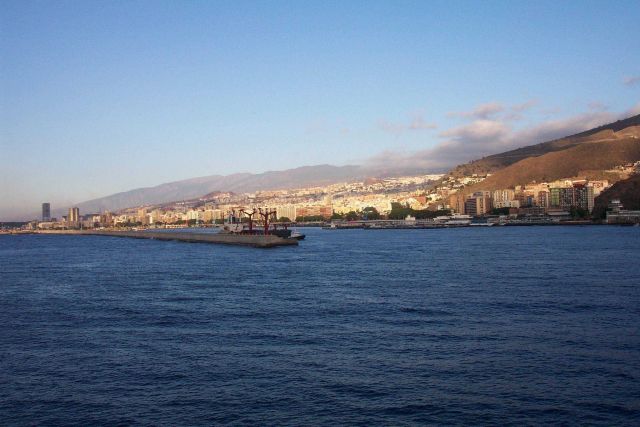 The harbor at Santa Cruz de Tenerife. Picture