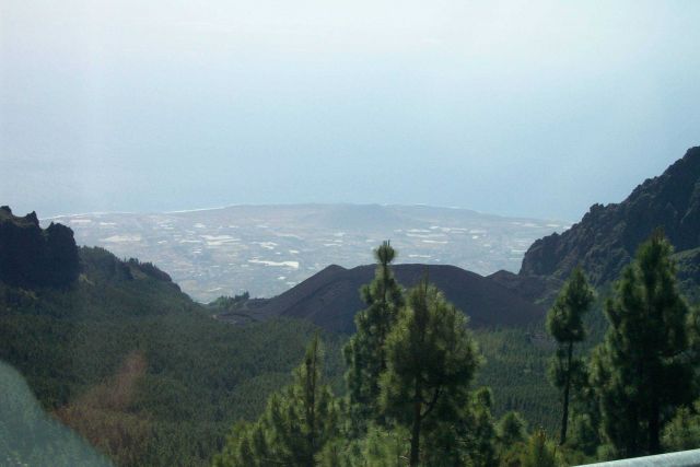 Looking down to the town of Santa Cruz de Tenerife. Picture