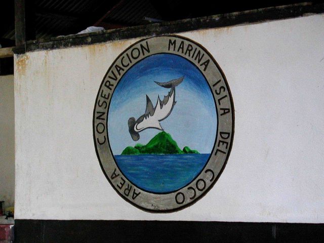 Marine conservation area at Isla Cocos National Park. Picture