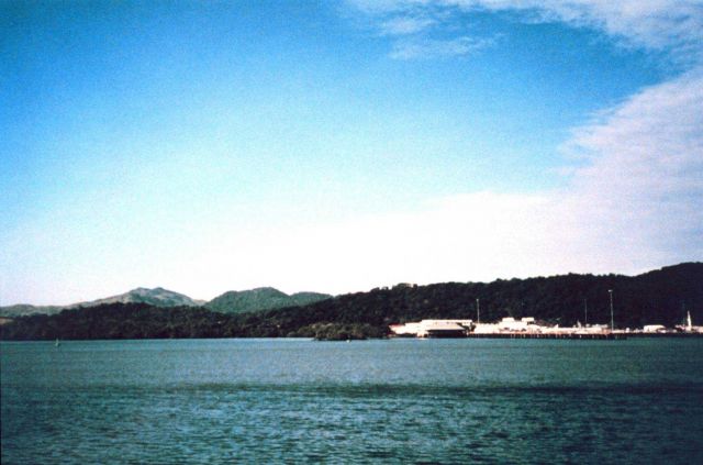 The view from the fuel pier at Balboa. Picture