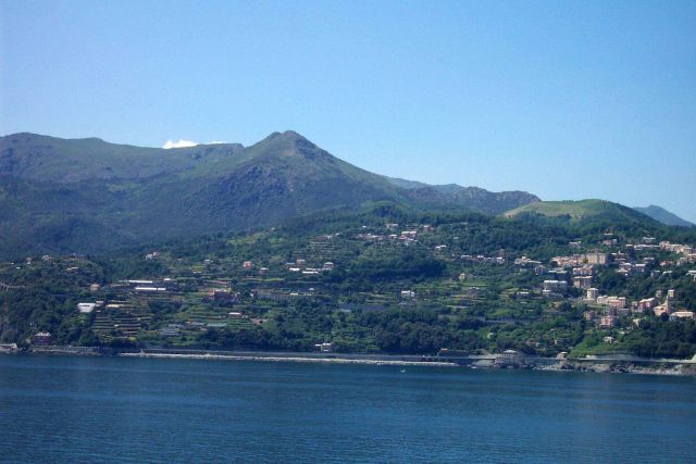 Along the northwest coast of Italy. Picture