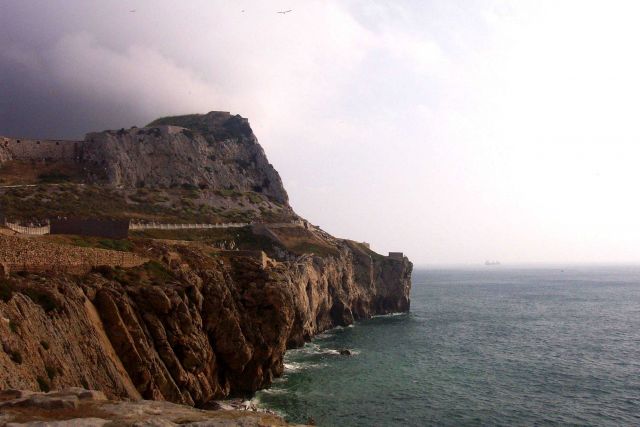The road to the Rock of Gibraltar. Picture