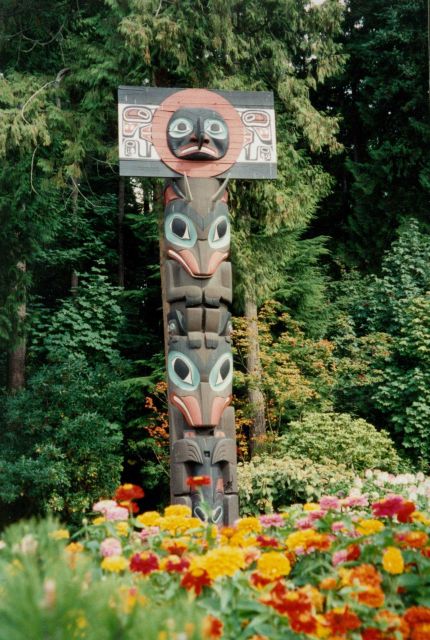 Stanley Park totem pole. Picture