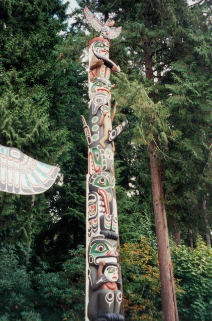 Totem pole. Picture