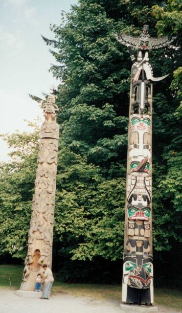 Totem pole. Picture