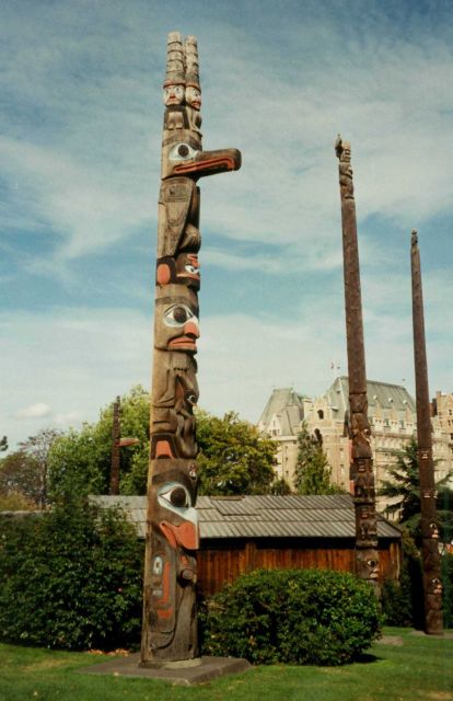 Totem pole. Picture