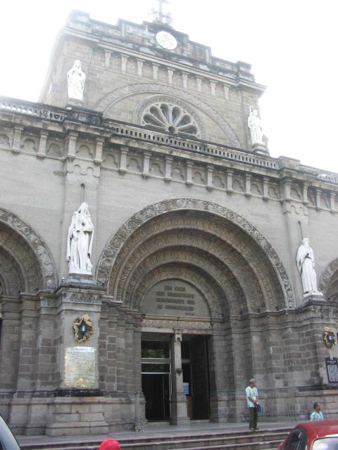 An entrance to the Manila Cathedral. Picture