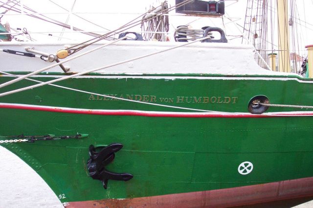 The sailing ship ALEXANDER VON HUMBOLDT. Picture