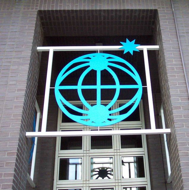Entrance to Alfred Wegener Institute at Bremerhaven. Picture