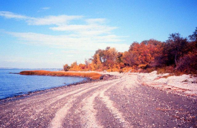Narragansett Bay National Estuarine Research Reserve Ferry Point beach on Prudence Island Picture