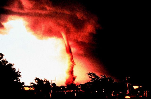 Tornado in mature stage of development Picture