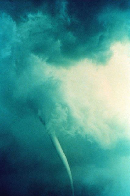 The first tornado captured by the NSSL doppler radar and NSSL chase personnel Picture