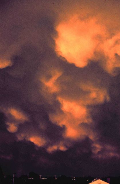 Mammatus clouds. Picture