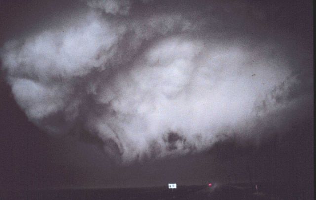 Wall cloud. Picture