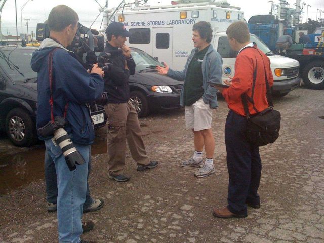 Harald Richter is interviewed by CNN Picture