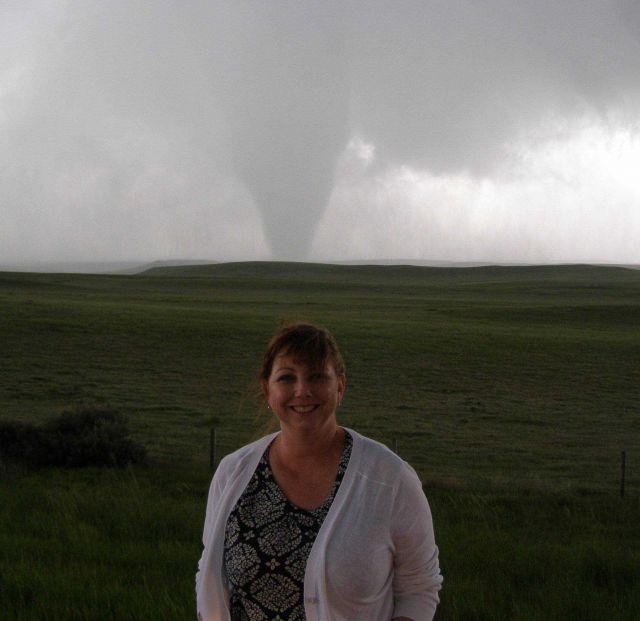 Keli Tarp was in the field when V2 caught their only tornado of the year Picture