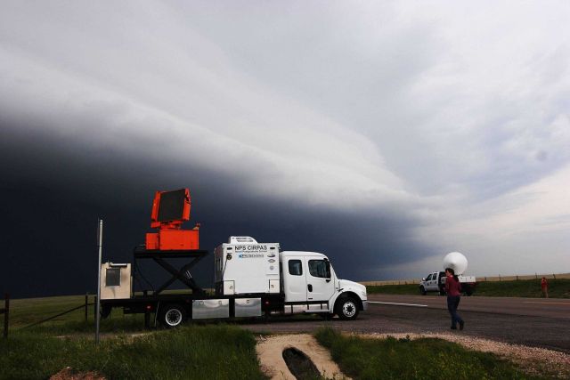 Center for Interdisciplineary Remotely-Piloted Aircraft Studies Mobile Weather Radar -2005 Picture