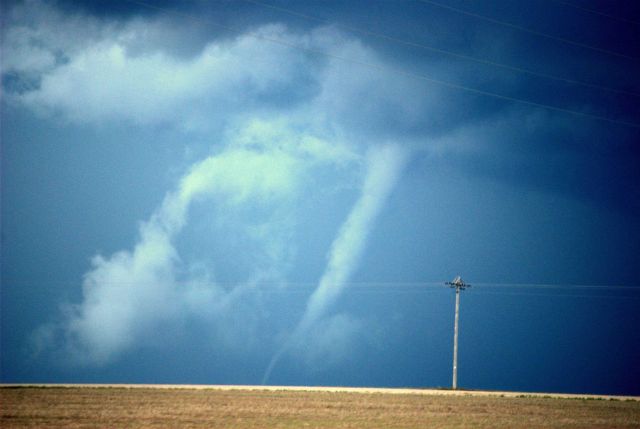 Tornado over the Great Plains. Picture