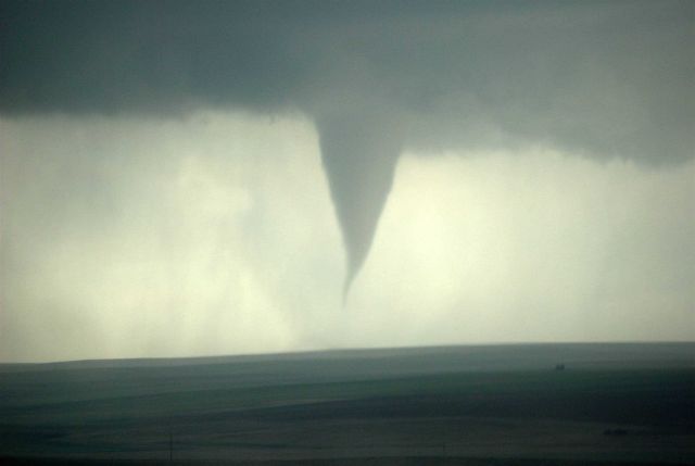 Time series of tornado over the high plains Picture