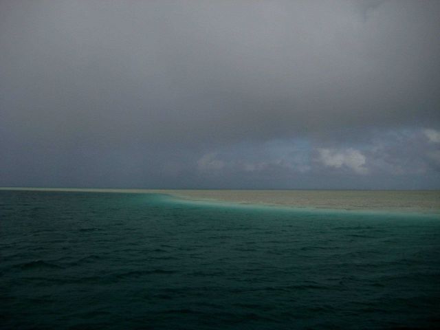Looking across the reef flat along part of Palmyra Atoll Picture
