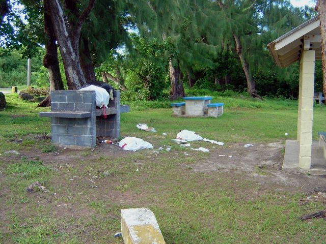 Careless dispersal of garbage in coastal regions can lead directly to degradation of the marine environment. Picture