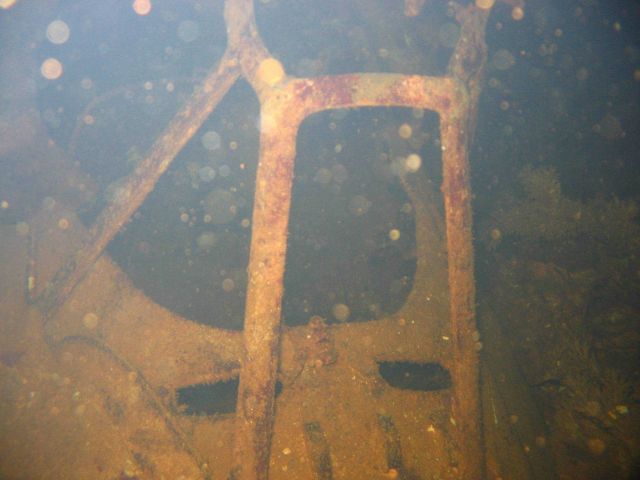 Cockpit of a Japanese Zero aircraft that never got the opportunity to attack Picture