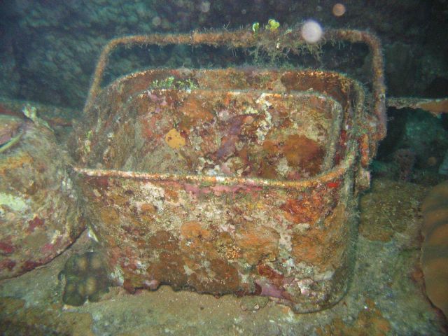 Buckets on the Fujikawa Maru. Picture