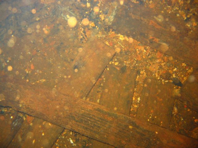 Wooden slats on teh Fujikawa Maru. Picture