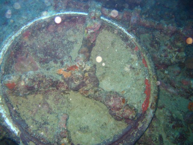 Hatch on the I-169 submarine 