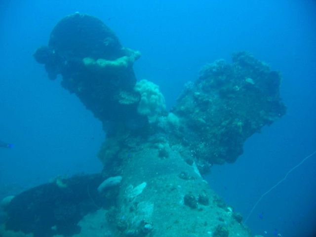 Propeller of the Unikai Maru. Picture