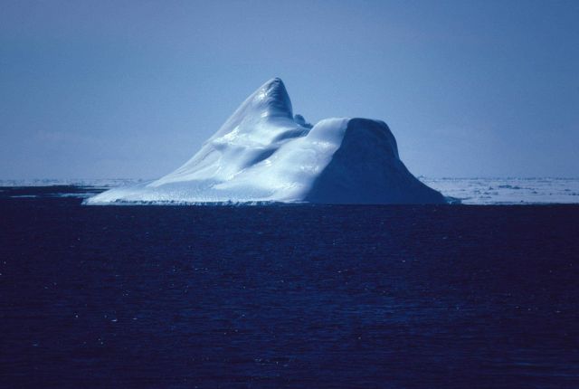 Weathered and old iceberg Picture