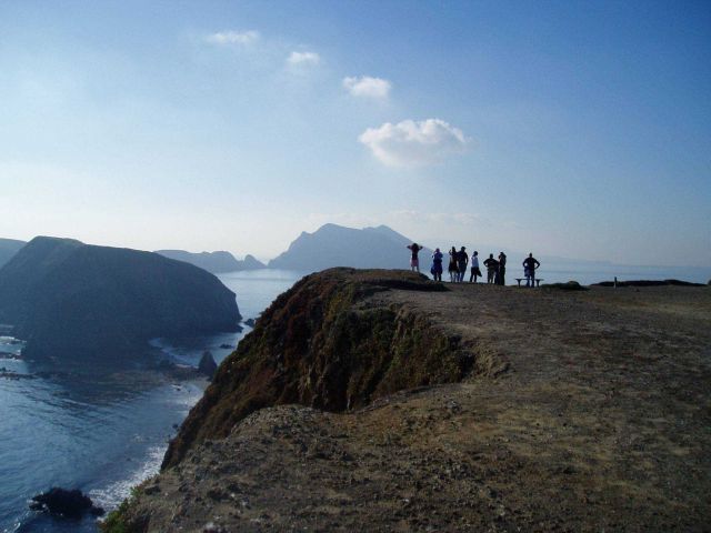 Looking west from East Anacapa Island Picture
