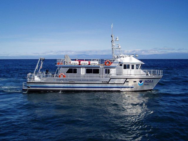 Channel Islands National Marine Sanctuary research vessel SHEARWATER. Picture