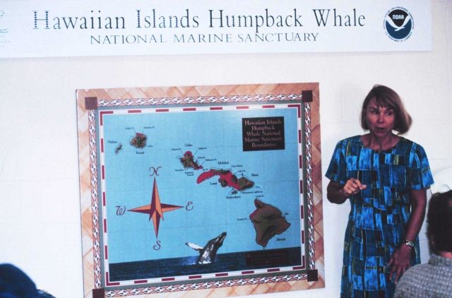 Map of Hawaiian Islands Humpback Whale National Marine Sanctuary Picture