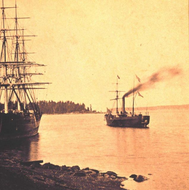 Coast and Geodetic Survey Ship ACTIVE as seen looking to the port quarter Picture