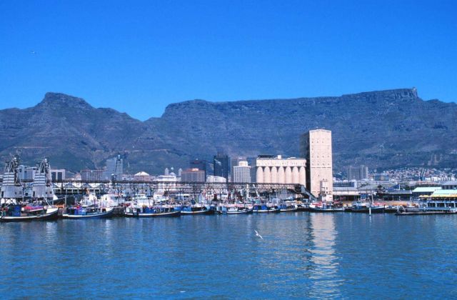 A view of part of Capetown, South Africa, from the NOAA Ship RONALD H Picture