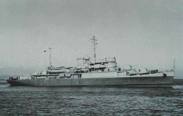 The Coast and Geodetic Survey Ship PIONEER III - still in Navy gray following World War II Picture