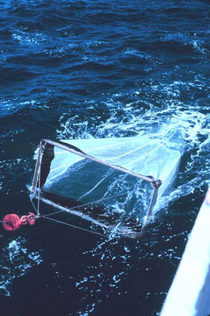 Towed net used to capture plankton Picture